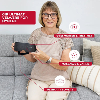 Øyemassasjer Pro med varme