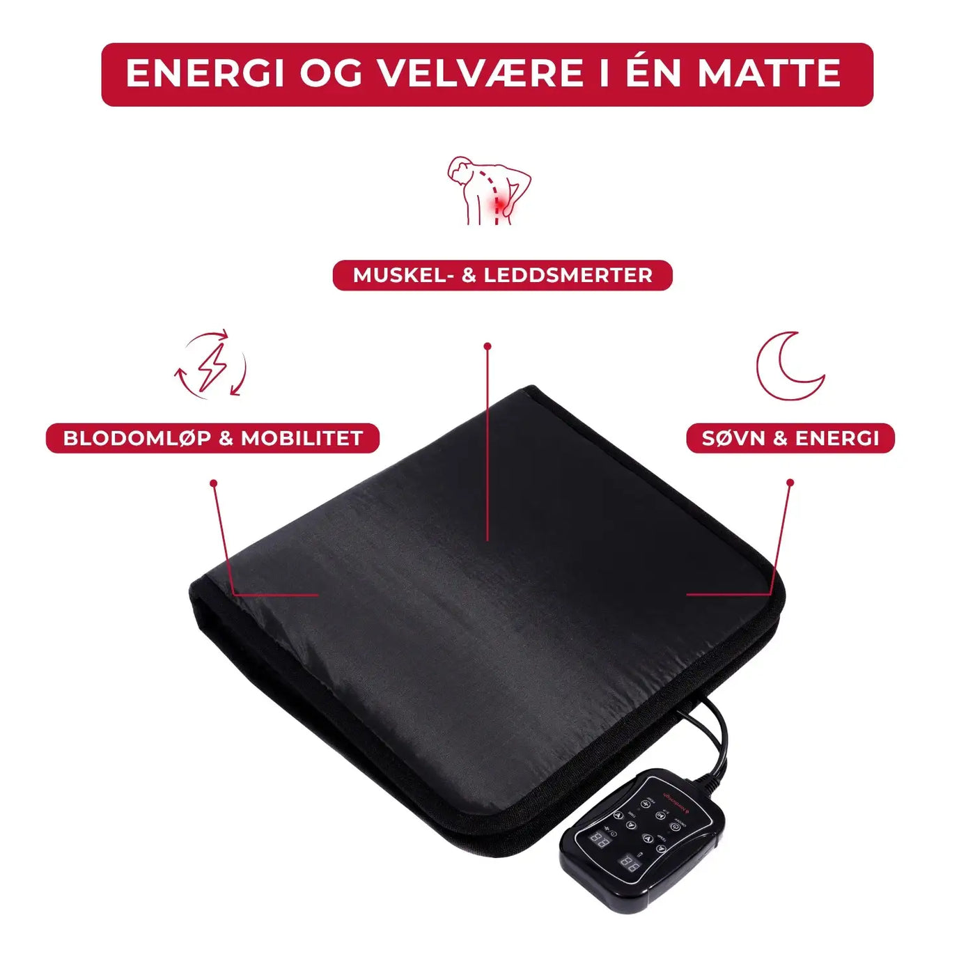 Infrarød PEMF matte - Mini