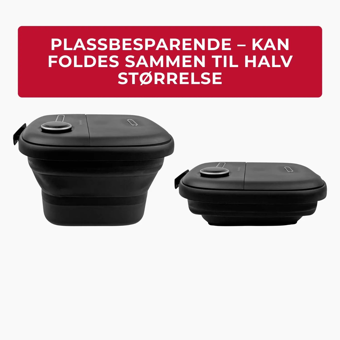 Fotbad Pro med Värme & Massasje