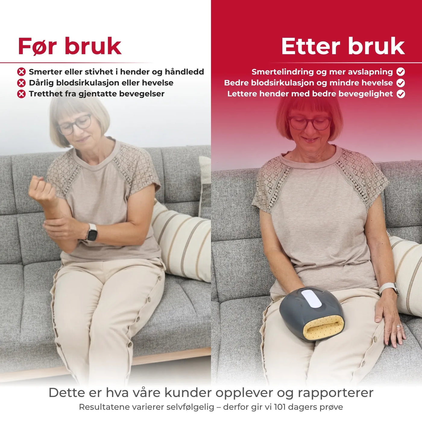 Håndmassasjer med varme