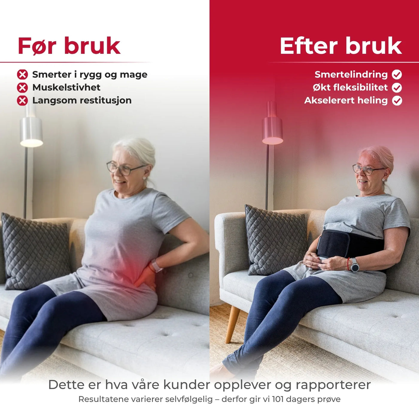 Infrarød Varmbelte Pro