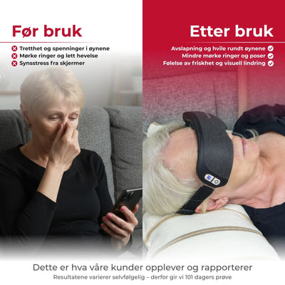 Øyemassasjer Pro med varme