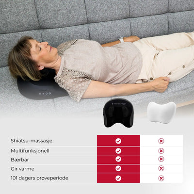 Nakkemassasje med Värme og Shiatsu