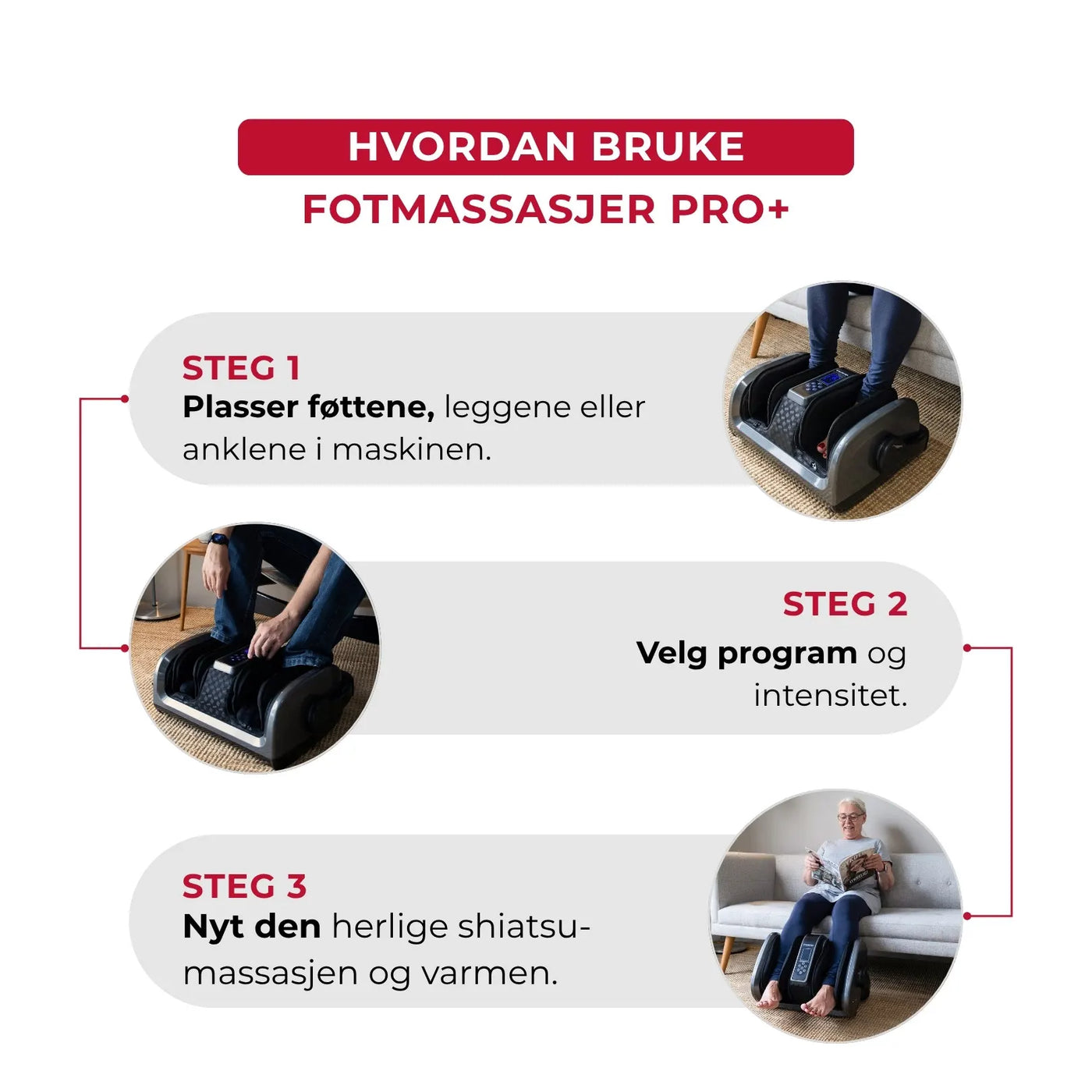 Fotmassasjemaskin Pro+