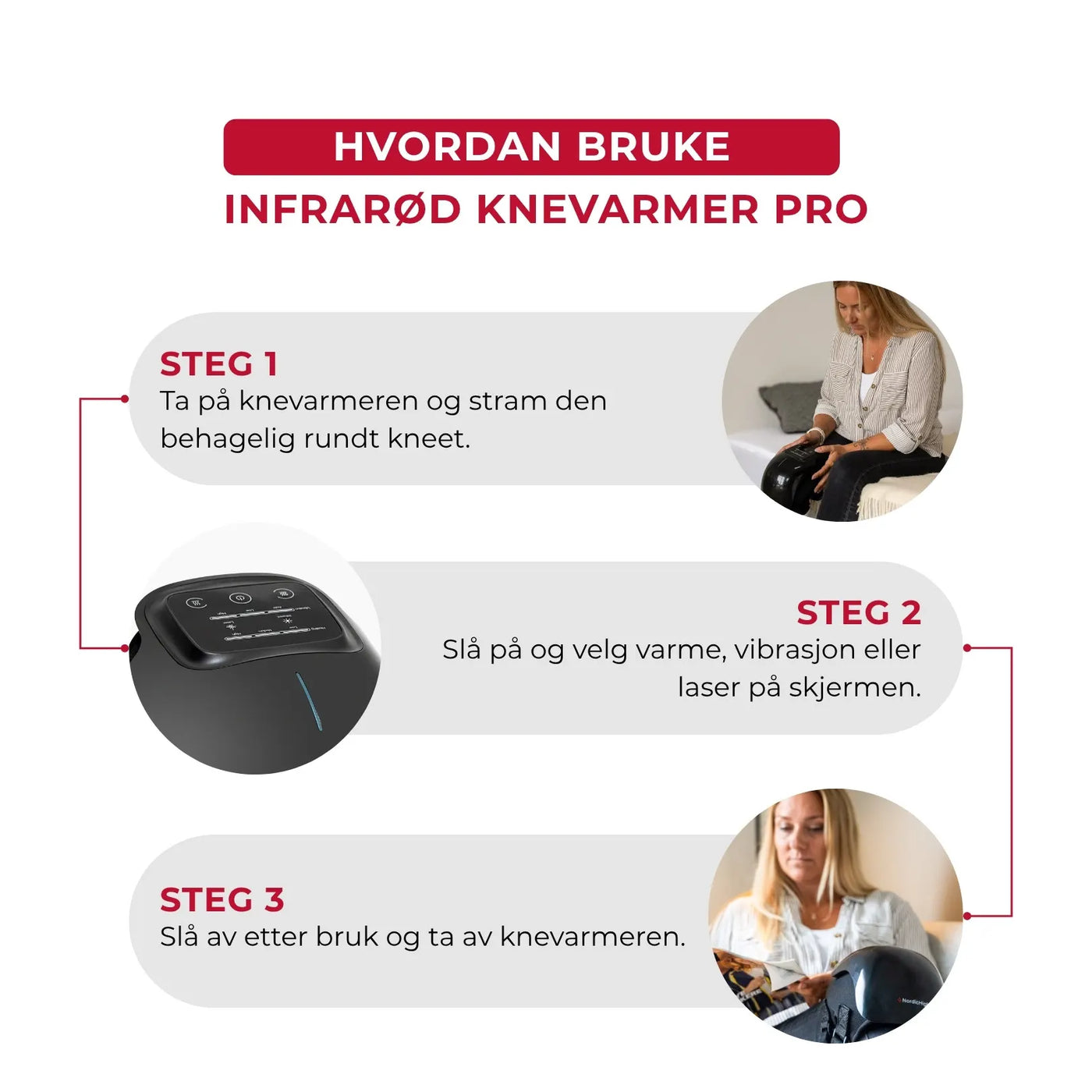 Infrarød Knevarmer Pro