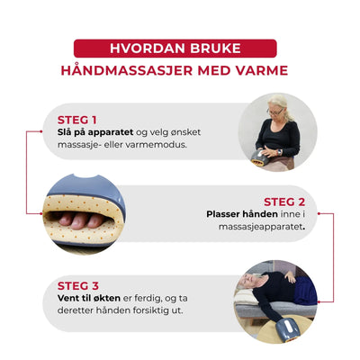 Håndmassasjer med varme