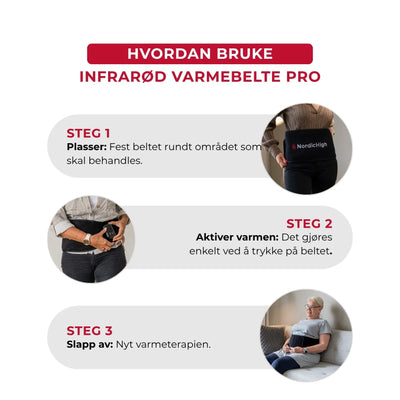 Infrarød Varmbelte Pro