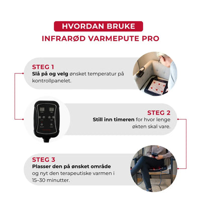 Infrarød Varmepute Pro