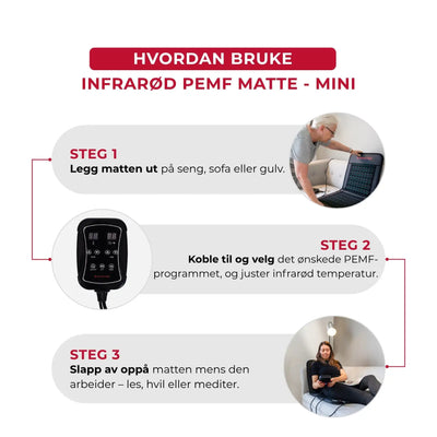 Infrarød PEMF matte - Mini