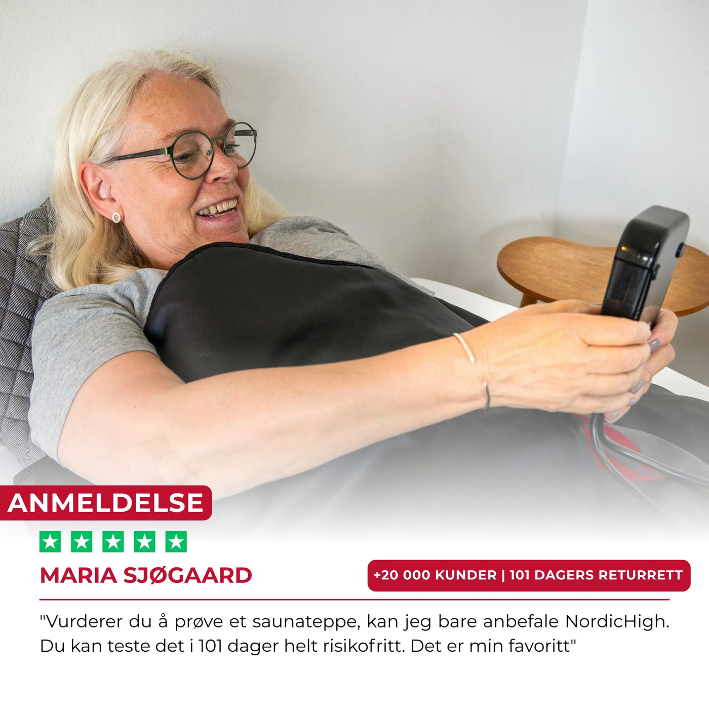 Infrarød Saunateppe - Pro 3-sone