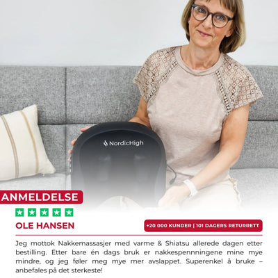 Nakkemassasje med Värme og Shiatsu