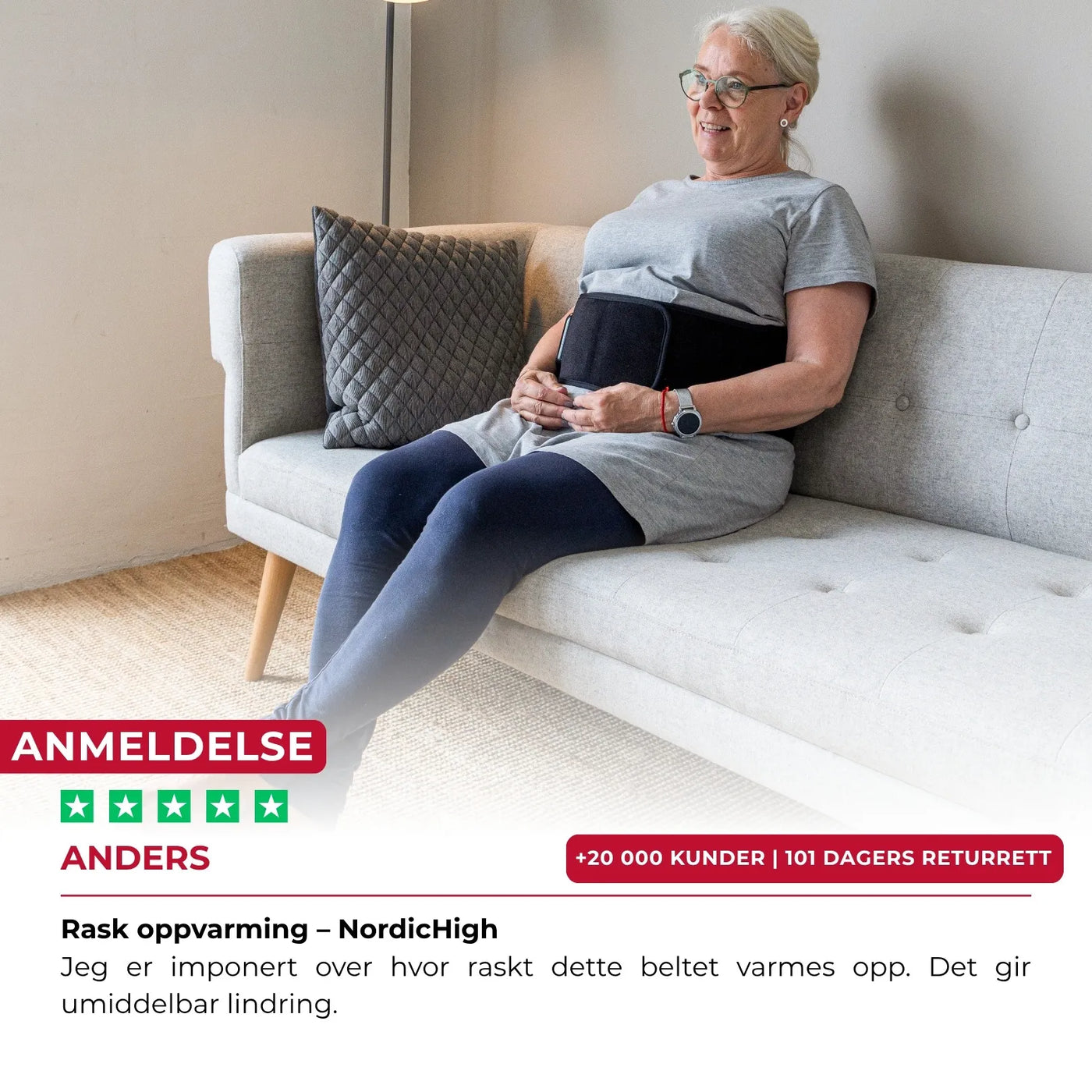 Infrarød Varmbelte Pro