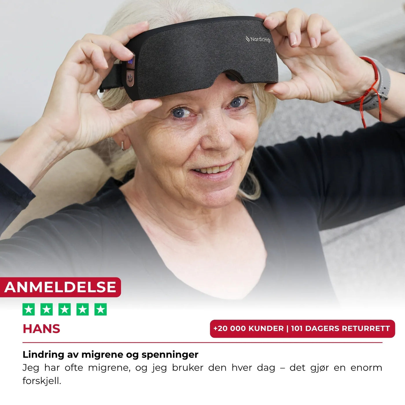 Øyemassasjer Pro med varme