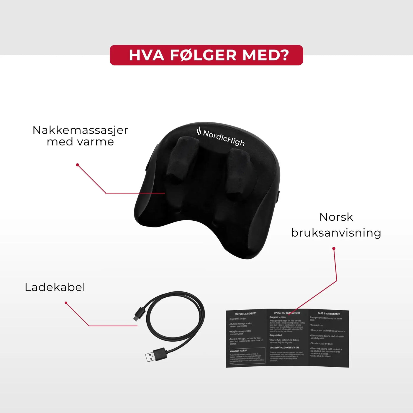 Nakkemassasje med Värme og Shiatsu